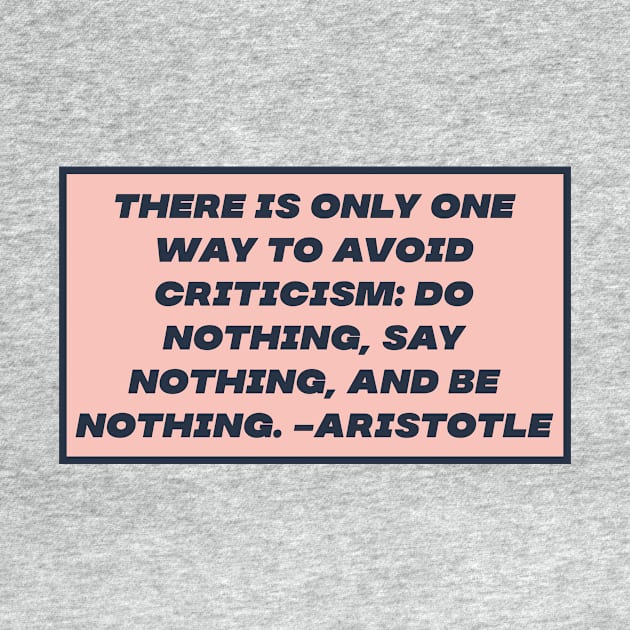 Criticism by Motivational.quote.store